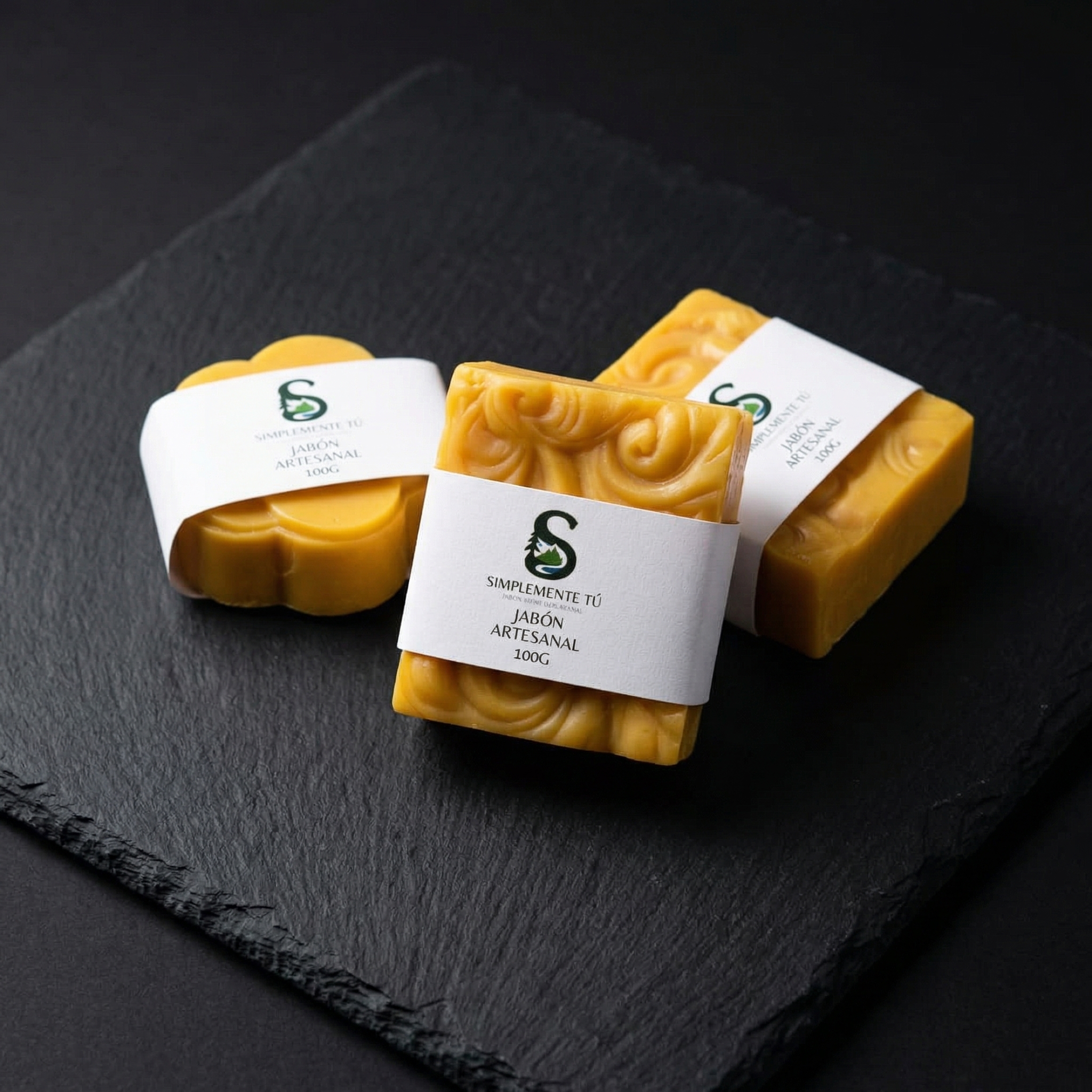 Jabon artesanal de curcuma y calendula Simplemente Tu